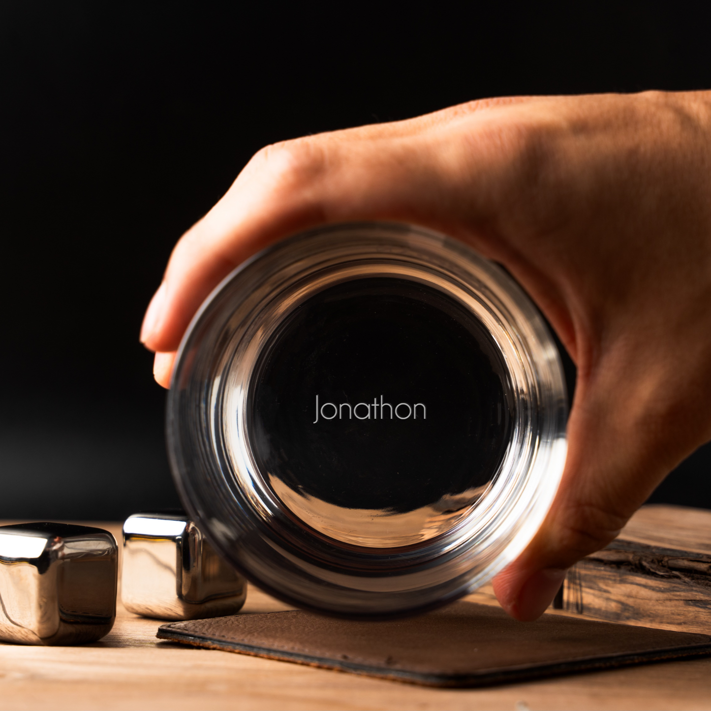 Personalized Whiskey Glasses - Custom Name or Text